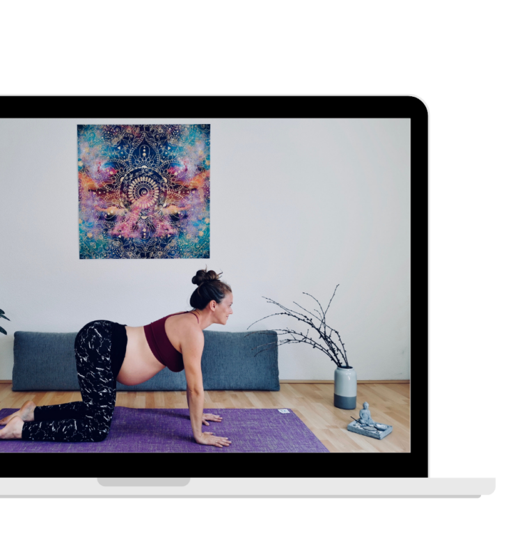 Online Yoga für Schwangere